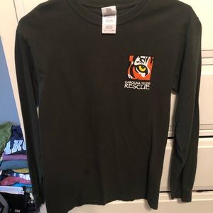 Long sleeve tiger rescue T-shirt